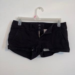black AE short shorts